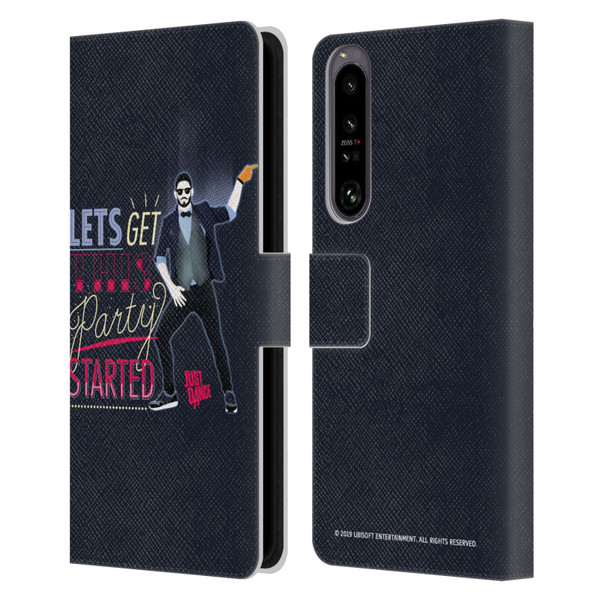 Just Dance Artwork Compositions Party Started Leather Book Wallet Case Cover For Sony Xperia 1 IV