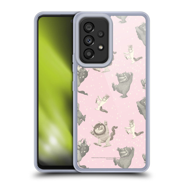 Where the Wild Things Are Literary Graphics Pink Pattern Soft Gel Case for Samsung Galaxy A53 5G (2022)