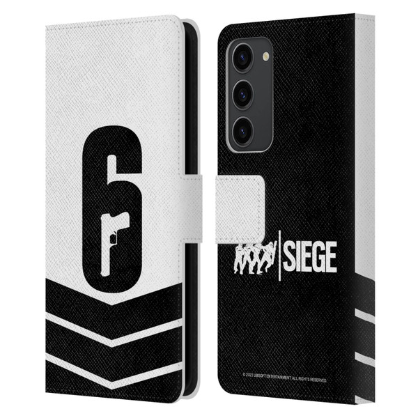 Tom Clancy's Rainbow Six Siege Logo Art Esport Jersey Leather Book Wallet Case Cover For Samsung Galaxy S23+ 5G