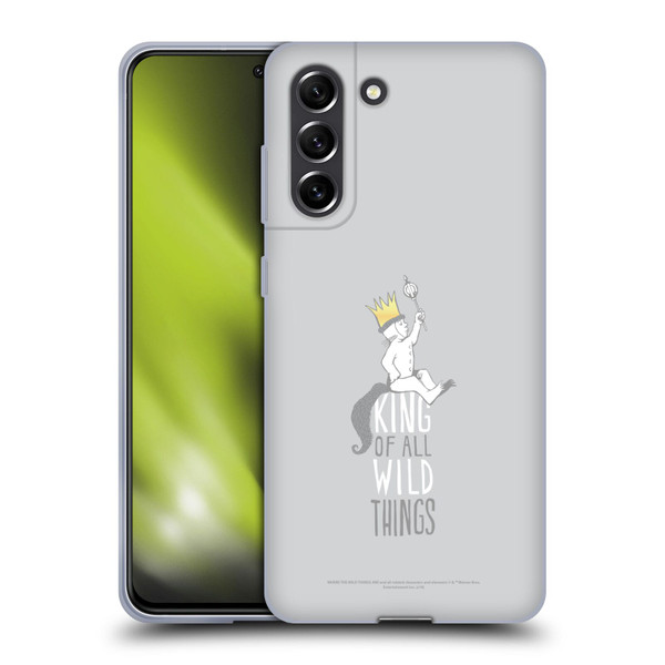 Where the Wild Things Are Literary Graphics King Soft Gel Case for Samsung Galaxy S21 FE 5G