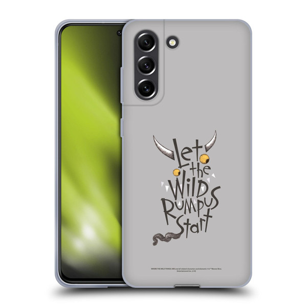 Where the Wild Things Are Literary Graphics Rumpus Soft Gel Case for Samsung Galaxy S21 FE 5G