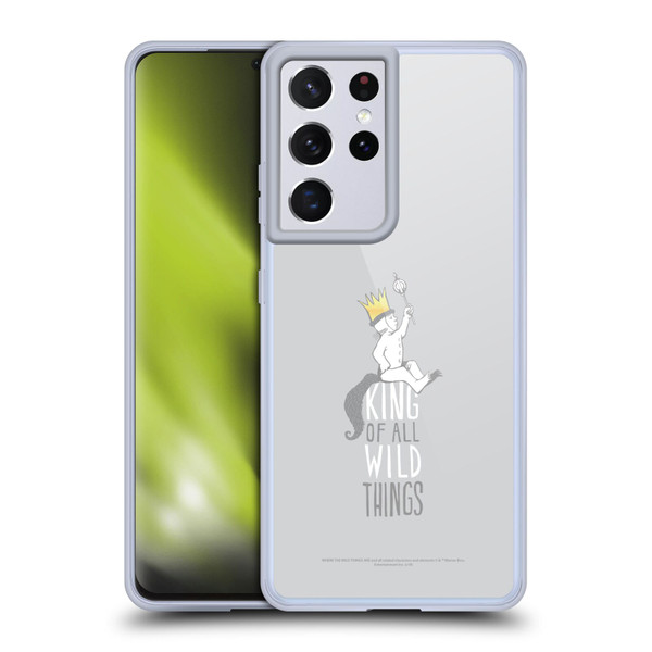 Where the Wild Things Are Literary Graphics King Soft Gel Case for Samsung Galaxy S21 Ultra 5G