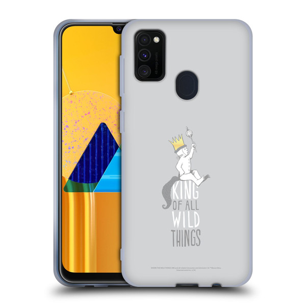 Where the Wild Things Are Literary Graphics King Soft Gel Case for Samsung Galaxy M30s (2019)/M21 (2020)