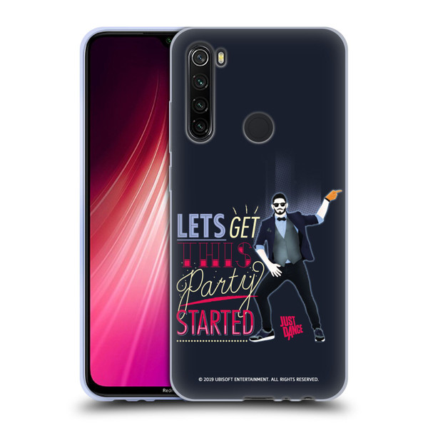 Just Dance Artwork Compositions Party Started Soft Gel Case for Xiaomi Redmi Note 8T