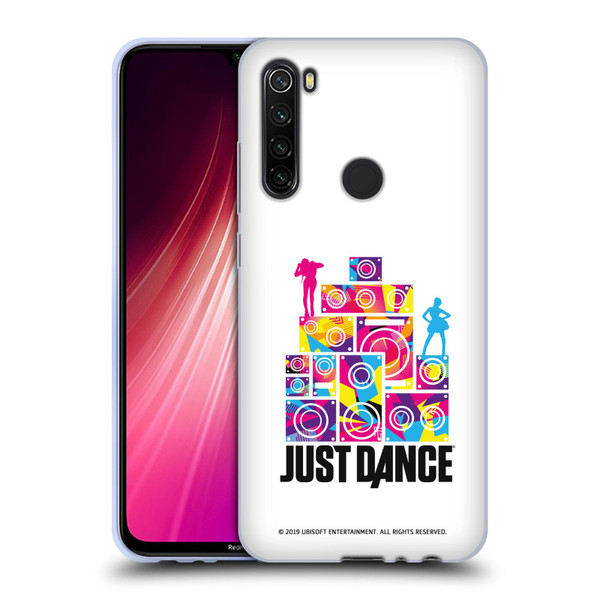 Just Dance Artwork Compositions Silhouette 5 Soft Gel Case for Xiaomi Redmi Note 8T