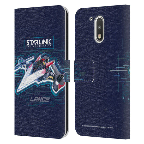 Starlink Battle for Atlas Starships Lance Leather Book Wallet Case Cover For Motorola Moto G41