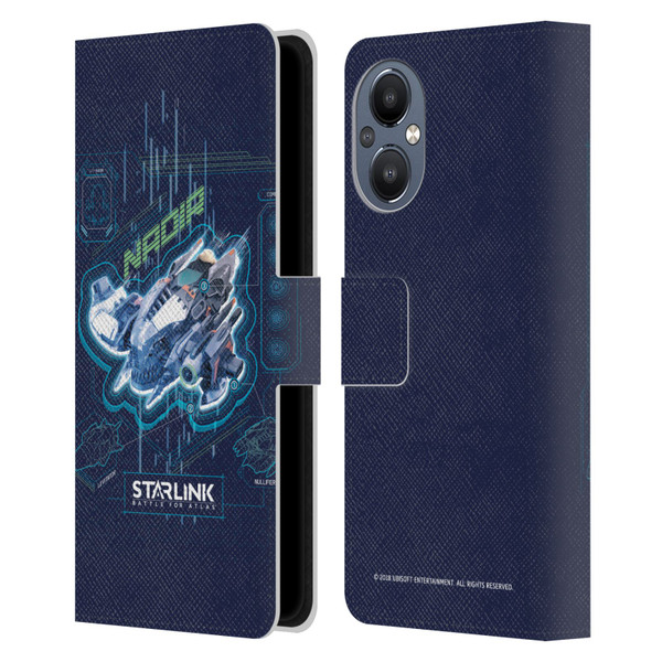 Starlink Battle for Atlas Starships Nadir Leather Book Wallet Case Cover For OnePlus Nord N20 5G