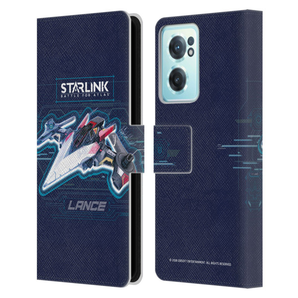 Starlink Battle for Atlas Starships Lance Leather Book Wallet Case Cover For OnePlus Nord CE 2 5G
