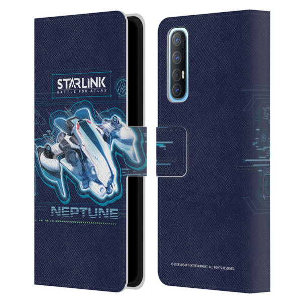 Starlink Battle for Atlas Starships Neptune Leather Book Wallet Case Cover For OPPO Find X2 Neo 5G