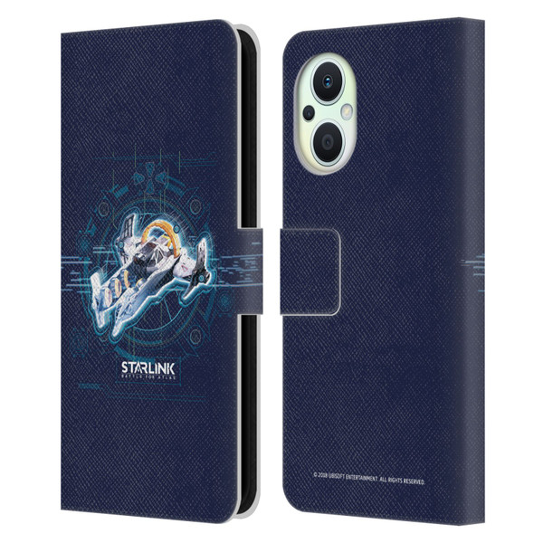 Starlink Battle for Atlas Starships Zenith Leather Book Wallet Case Cover For OPPO Reno8 Lite