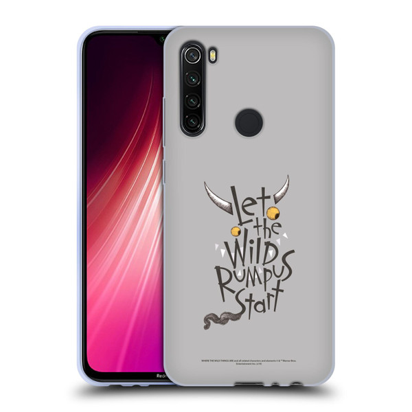 Where the Wild Things Are Literary Graphics Rumpus Soft Gel Case for Xiaomi Redmi Note 8T