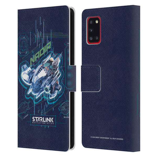 Starlink Battle for Atlas Starships Nadir Leather Book Wallet Case Cover For Samsung Galaxy A31 (2020)