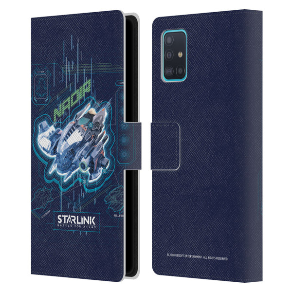 Starlink Battle for Atlas Starships Nadir Leather Book Wallet Case Cover For Samsung Galaxy A51 (2019)