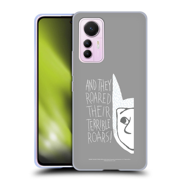 Where the Wild Things Are Literary Graphics Terrible Roars Soft Gel Case for Xiaomi 12 Lite