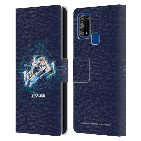 Starlink Battle for Atlas Starships Zenith Leather Book Wallet Case Cover For Samsung Galaxy M31 (2020)