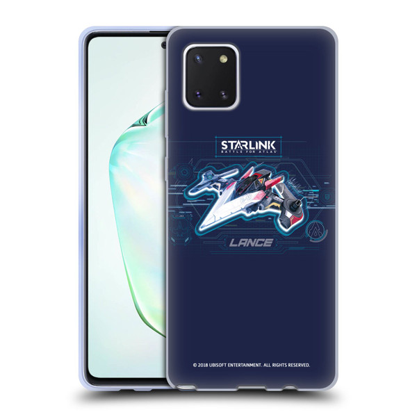 Starlink Battle for Atlas Starships Lance Soft Gel Case for Samsung Galaxy Note10 Lite