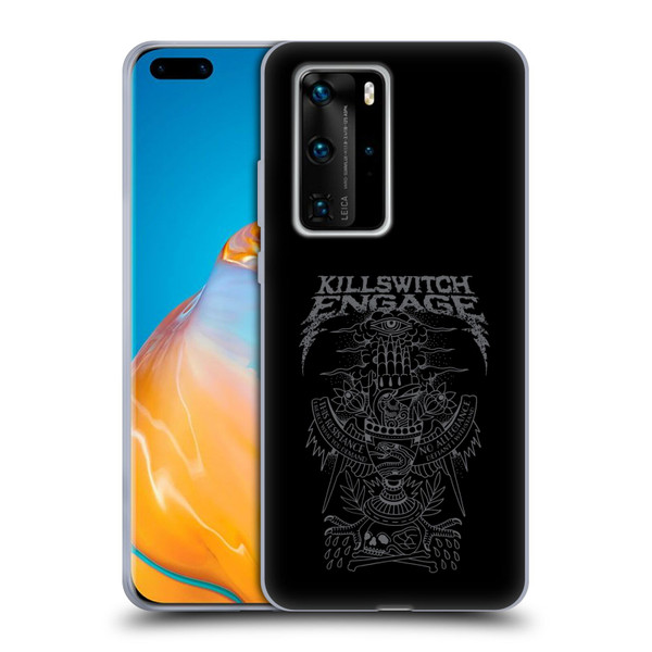 Killswitch Engage Band Art Resistance Soft Gel Case for Huawei P40 Pro / P40 Pro Plus 5G