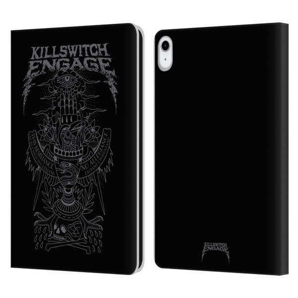 Killswitch Engage Band Art Resistance Leather Book Wallet Case Cover For Apple iPad 10.9 (2022)