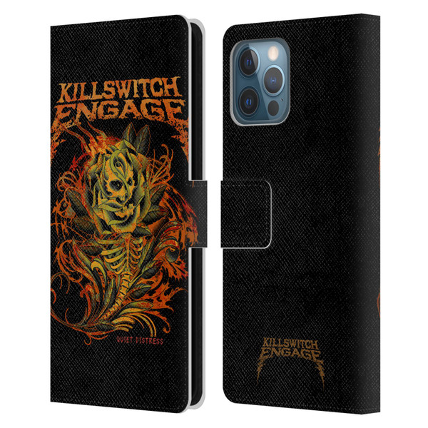 Killswitch Engage Band Art Quiet Distress Leather Book Wallet Case Cover For Apple iPhone 12 Pro Max