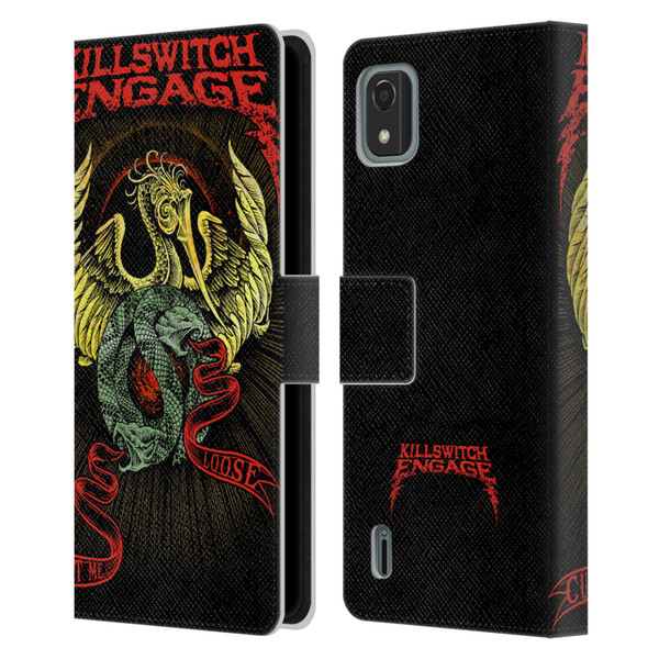 Killswitch Engage Band Art Cut Me Loose Leather Book Wallet Case Cover For Nokia C2 2nd Edition