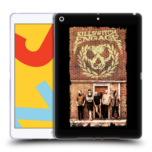 Killswitch Engage Band Art Brick Wall Soft Gel Case for Apple iPad 10.2 2019/2020/2021