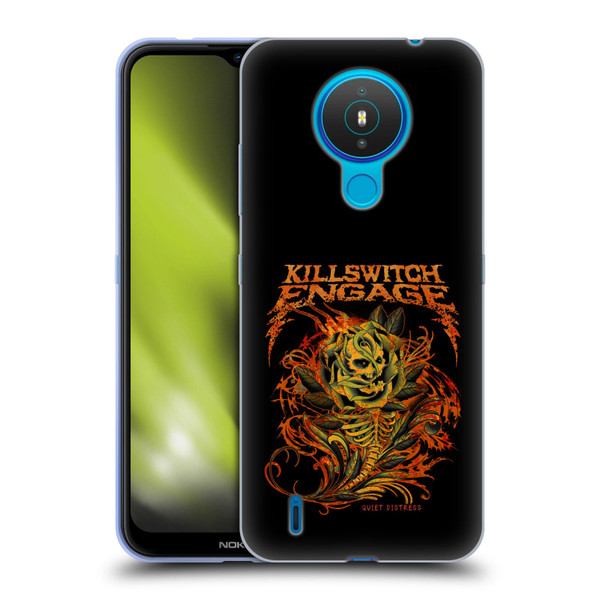 Killswitch Engage Band Art Quiet Distress Soft Gel Case for Nokia 1.4