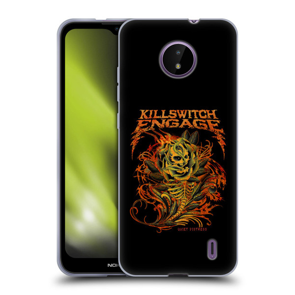 Killswitch Engage Band Art Quiet Distress Soft Gel Case for Nokia C10 / C20