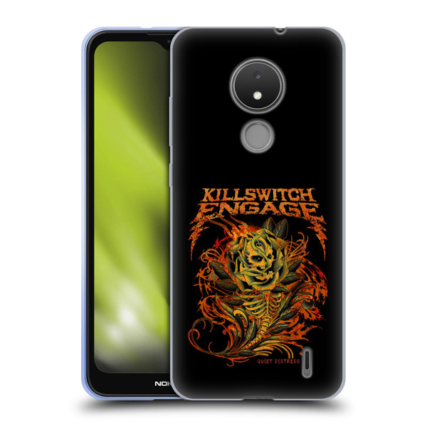 Killswitch Engage Band Art Quiet Distress Soft Gel Case for Nokia C21