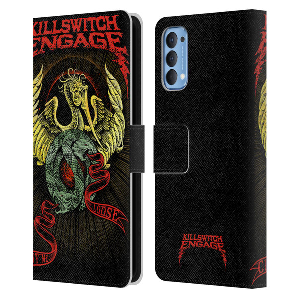 Killswitch Engage Band Art Cut Me Loose Leather Book Wallet Case Cover For OPPO Reno 4 5G