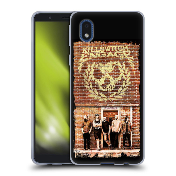 Killswitch Engage Band Art Brick Wall Soft Gel Case for Samsung Galaxy A01 Core (2020)