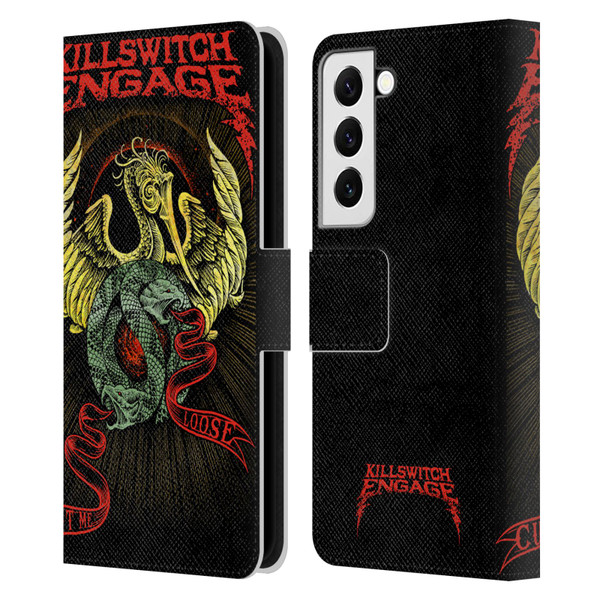 Killswitch Engage Band Art Cut Me Loose Leather Book Wallet Case Cover For Samsung Galaxy S22 5G