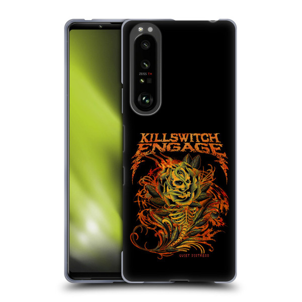 Killswitch Engage Band Art Quiet Distress Soft Gel Case for Sony Xperia 1 III