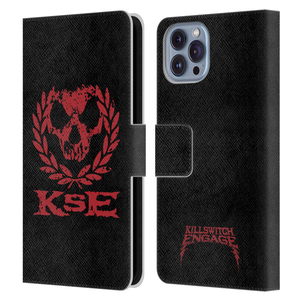 Killswitch Engage Band Logo Wreath 2 Leather Book Wallet Case Cover For Apple iPhone 14