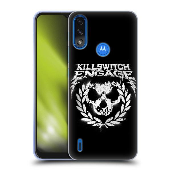 Killswitch Engage Tour Wreath Spray Paint Design Soft Gel Case for Motorola Moto E7 Power / Moto E7i Power