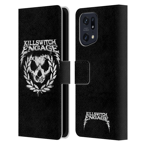 Killswitch Engage Tour Wreath Spray Paint Design Leather Book Wallet Case Cover For OPPO Find X5