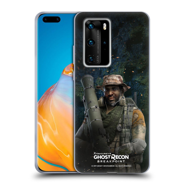 Tom Clancy's Ghost Recon Breakpoint Character Art Fixit Soft Gel Case for Huawei P40 Pro / P40 Pro Plus 5G