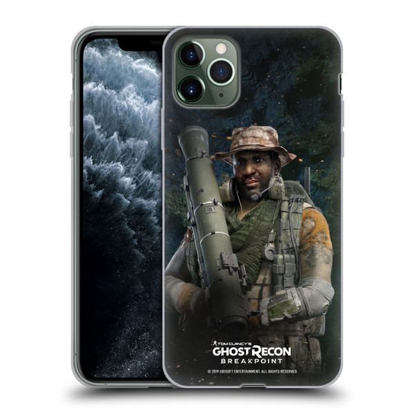 Tom Clancy's Ghost Recon Breakpoint Character Art Fixit Soft Gel Case for Apple iPhone 11 Pro Max