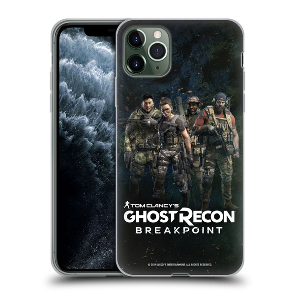 Tom Clancy's Ghost Recon Breakpoint Character Art The Ghosts Soft Gel Case for Apple iPhone 11 Pro Max
