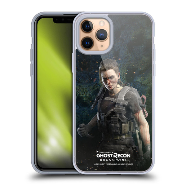 Tom Clancy's Ghost Recon Breakpoint Character Art Fury Soft Gel Case for Apple iPhone 11 Pro