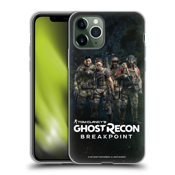 Tom Clancy's Ghost Recon Breakpoint Character Art The Ghosts Soft Gel Case for Apple iPhone 11 Pro