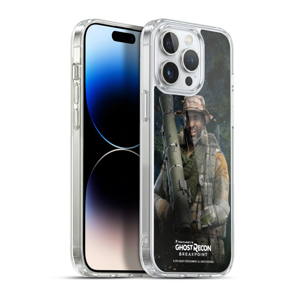 Tom Clancy's Ghost Recon Breakpoint Character Art Fixit Soft Gel Case for Apple iPhone 13 Pro Max & MagSafe