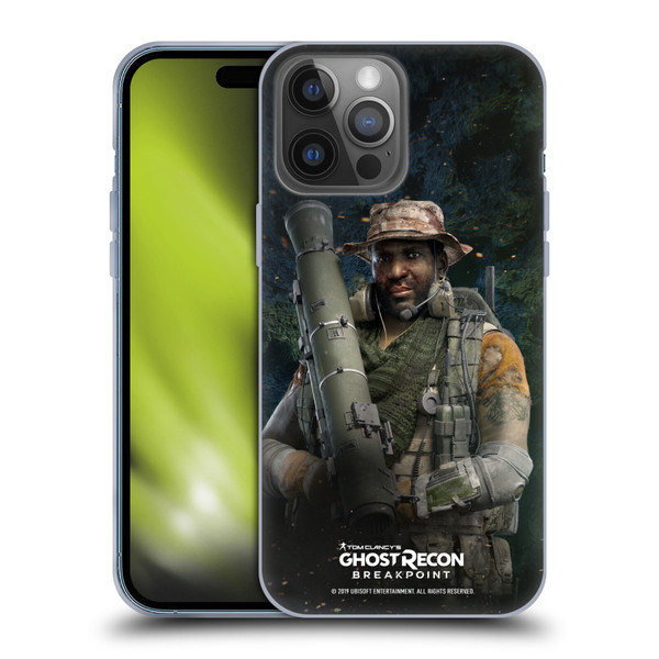 Tom Clancy's Ghost Recon Breakpoint Character Art Fixit Soft Gel Case for Apple iPhone 14 Pro Max