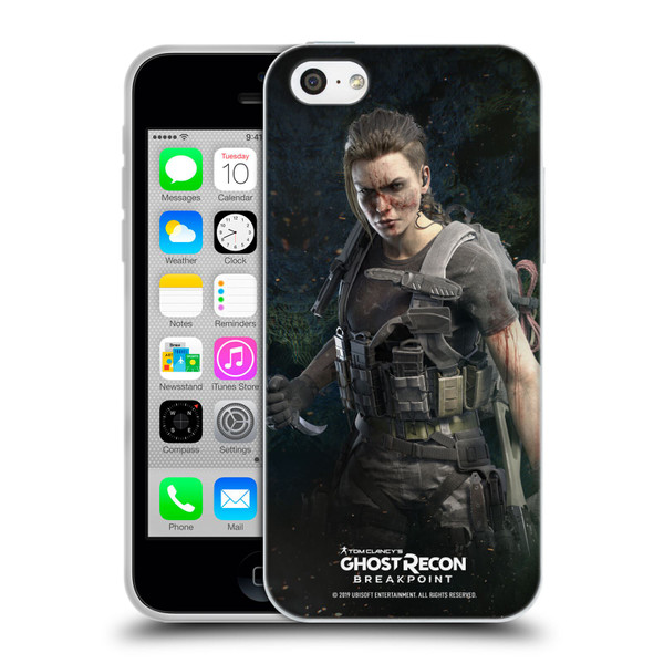 Tom Clancy's Ghost Recon Breakpoint Character Art Fury Soft Gel Case for Apple iPhone 5c