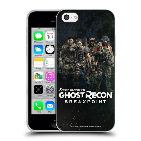 Tom Clancy's Ghost Recon Breakpoint Character Art The Ghosts Soft Gel Case for Apple iPhone 5c