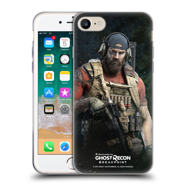 Tom Clancy's Ghost Recon Breakpoint Character Art Nomad Soft Gel Case for Apple iPhone 7 / 8 / SE 2020 & 2022