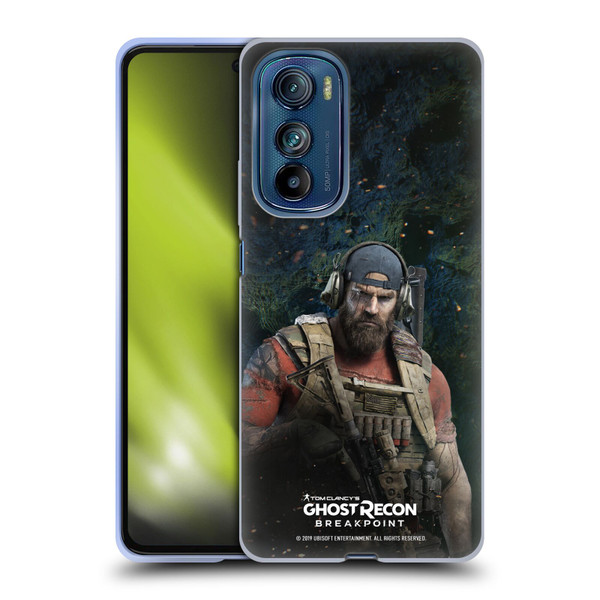 Tom Clancy's Ghost Recon Breakpoint Character Art Nomad Soft Gel Case for Motorola Edge 30