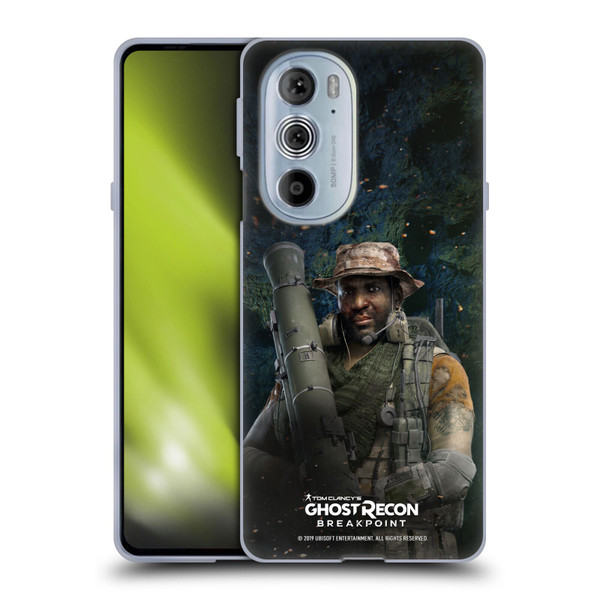 Tom Clancy's Ghost Recon Breakpoint Character Art Fixit Soft Gel Case for Motorola Edge X30