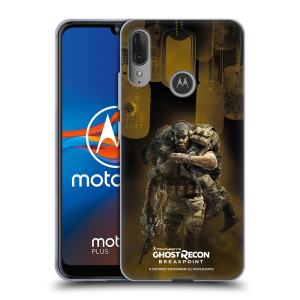 Tom Clancy's Ghost Recon Breakpoint Character Art Nomad Poster Soft Gel Case for Motorola Moto E6 Plus