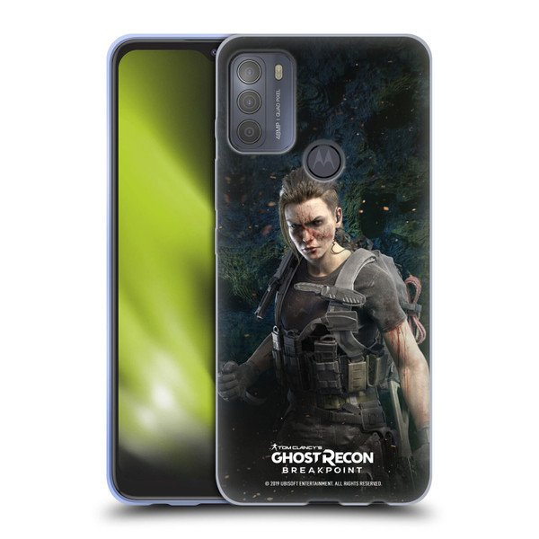 Tom Clancy's Ghost Recon Breakpoint Character Art Fury Soft Gel Case for Motorola Moto G50