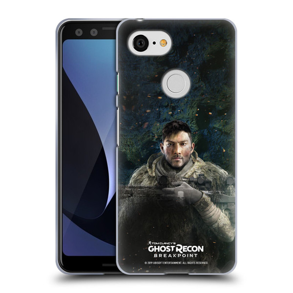Tom Clancy's Ghost Recon Breakpoint Character Art Vasily Soft Gel Case for Google Pixel 3